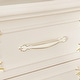 preview thumbnail 17 of 16, French Style Nightstand with 2 Drawers Vintage White and Gold Bedside Table for Bedroom Elegant Accent Storage Cabinet