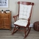 preview thumbnail 4 of 7, Klear Vu Non-Slip Omega Jumbo Rocking Chair Cushion Set