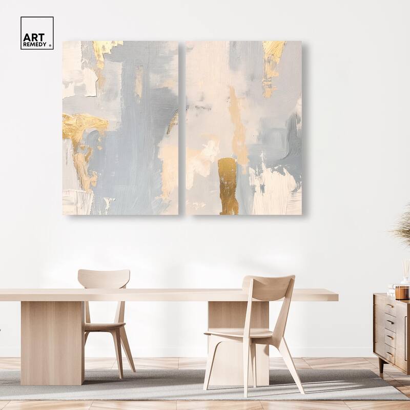 Gilded Driftwood II Canvas Set of 2 by Art Remedy, Gallery Wrapped