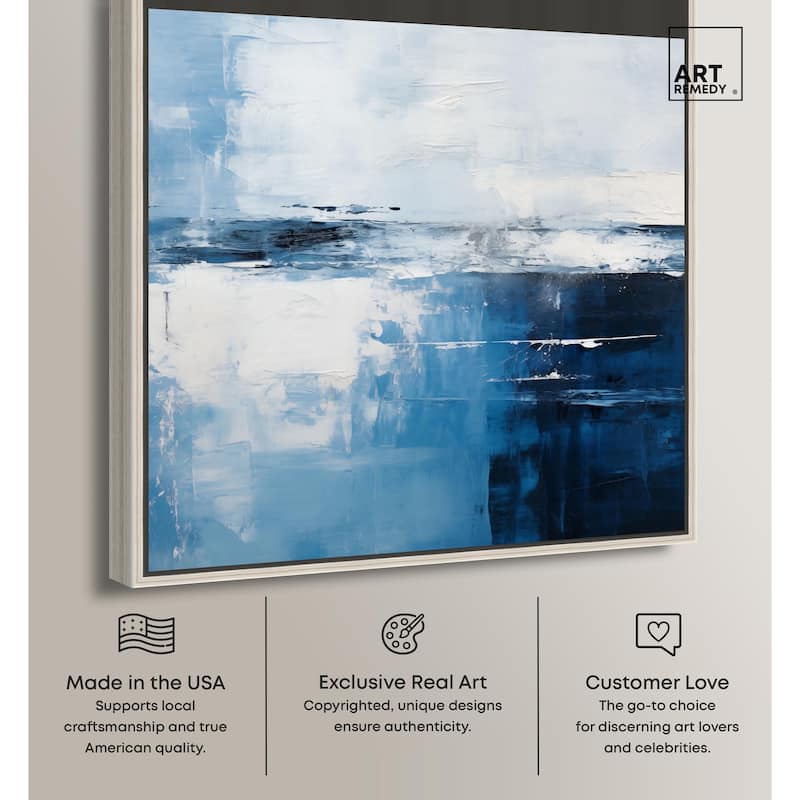 Cool Tones Canvas by Art Remedy