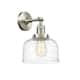 Option Brushed Satin Nickel / Clear Deco Swirl
