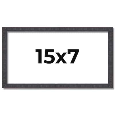 15x7 Frame Brown Picture Frame - Complete Modern Photo Frame Includes