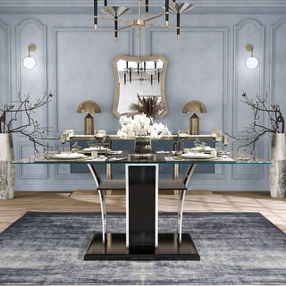 Furniture of America Resk Modern 72-in. Metal Dining Table