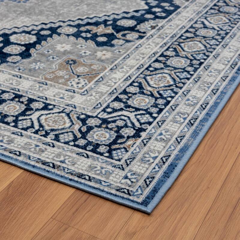 Luxe Weavers Oriental Medallion Area Rug, Medium Pile Carpet