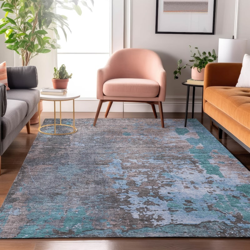 Premium Washable Super Soft Chic Abstract Mayfield Rug