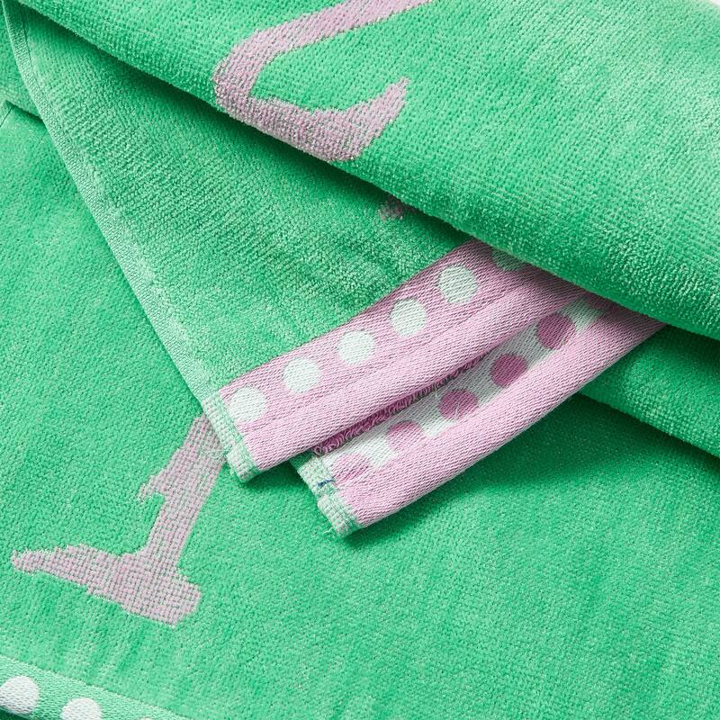 Linery & Co. 100% Cotton Jacquard 2 Pack Summer Beach Towels