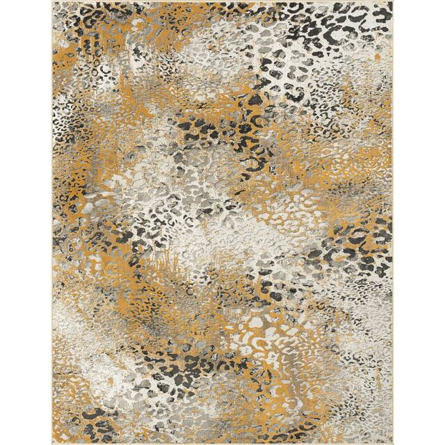 N Natori Serengeti Leopard Area Rug