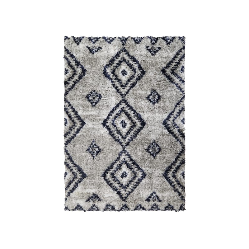 Nautica Puffy Fez Grey/Navy Rug