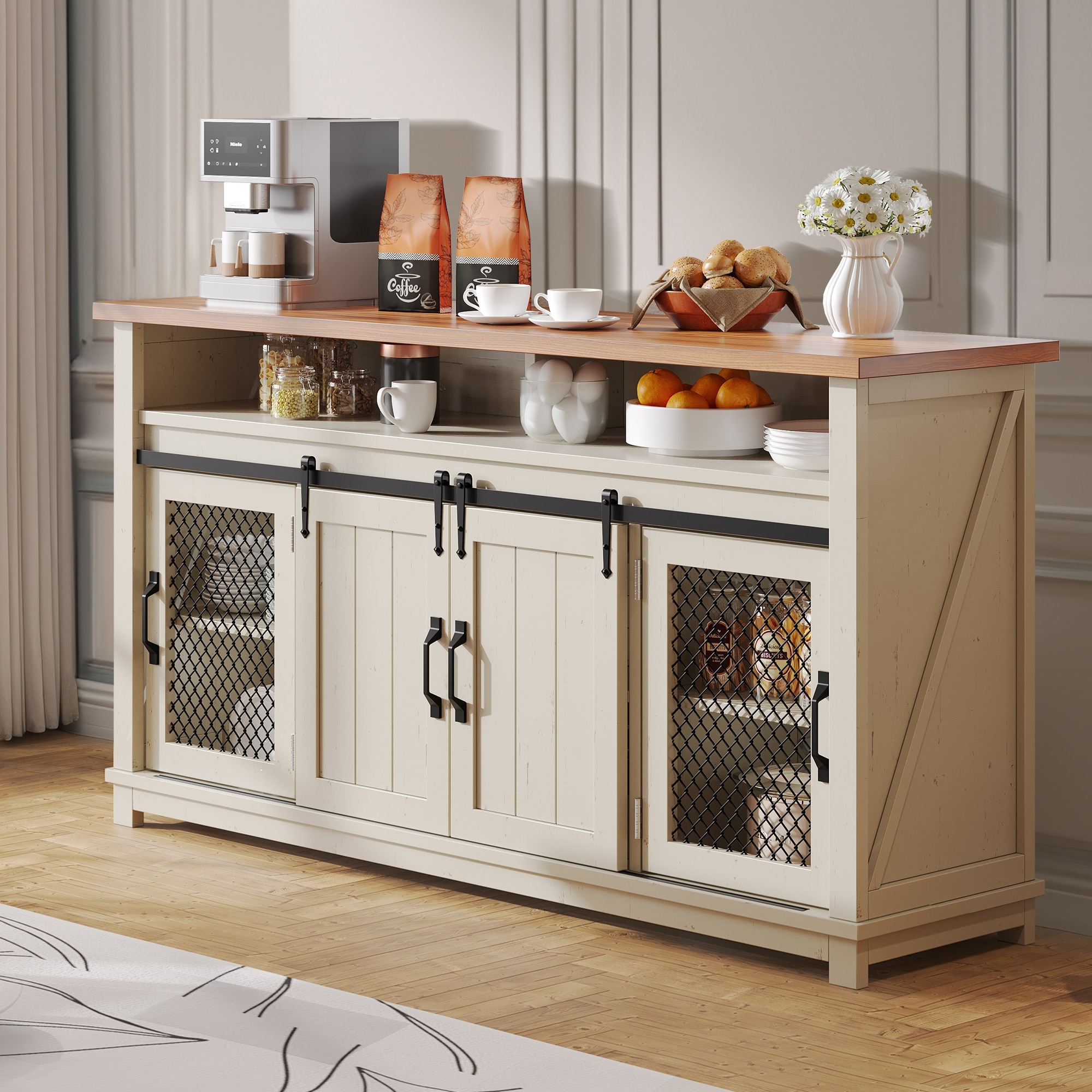 Industrial farmhouse 2025 sideboard