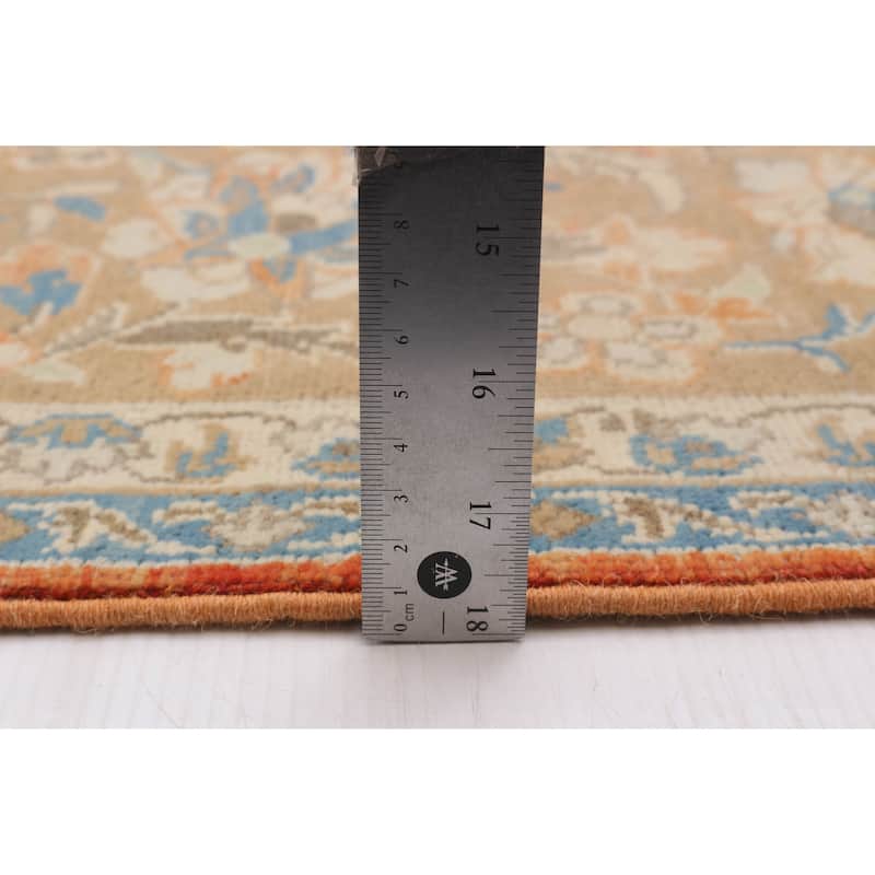 ECARPETGALLERY Hand-knotted Antalya Vintage Orange Wool Rug - 7'9 x 11'5