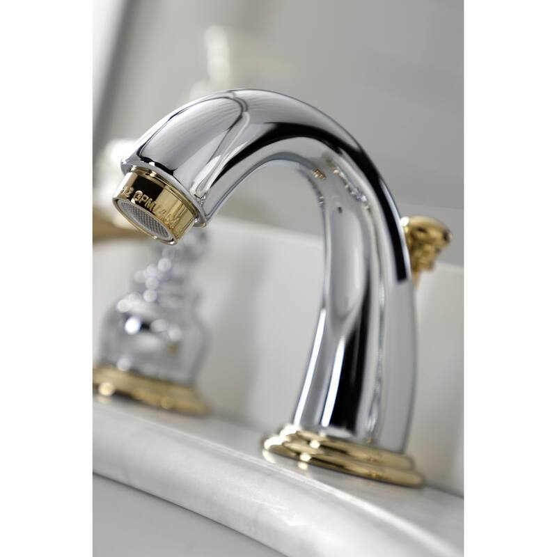 Vintage Deck Mount Widespread Bathroom Faucet