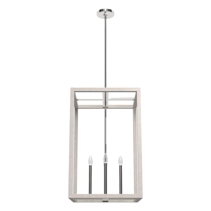Hunter Squire Manor Pendant - Foyer, Island, Dining Room - Candle, Cage, Modern Farmhouse, Lantern