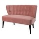 preview thumbnail 26 of 47, Becca Performance Fabric Channel Tufted Settee by Jennifer Taylor Home