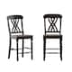Option Antique Black Scroll Back