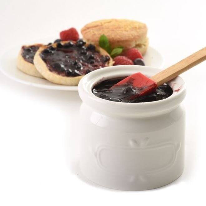 Norpro 2-piece Mini Wood Handle Silicone Kitchen Spatula & Scoop Set