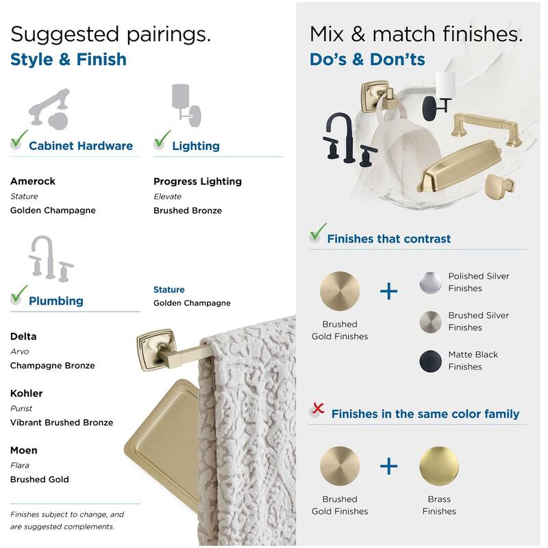 Amerock Stature 24" Towel Bar