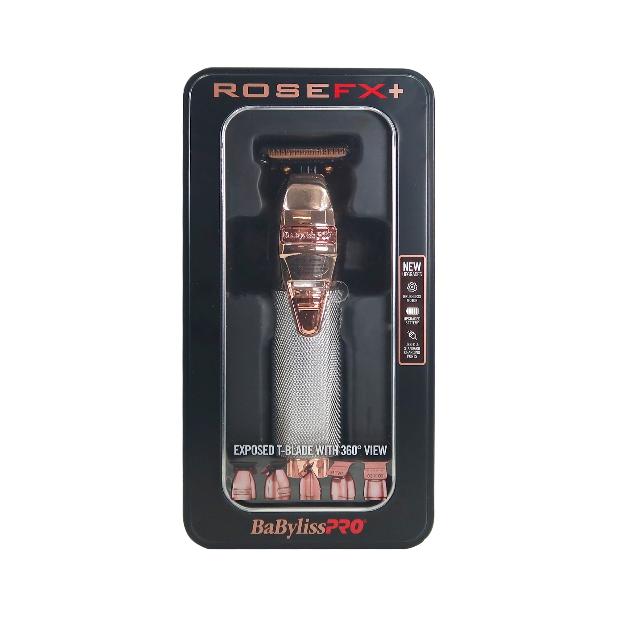 BaByliss PRO ROSEFX Cordless T-Blade Trimmer Set (FX788RG) - Rose Gold