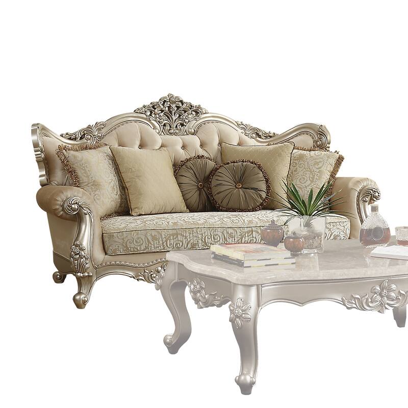 Bennington Champagne Wingback Sofa