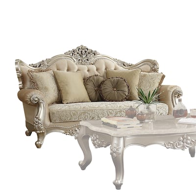 Bennington Champagne Wingback Sofa