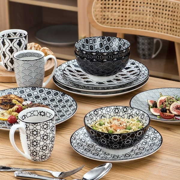 <Haruka yuki>高級ブランデーセット Vancasso Haruka 16-pc. Oriental Dinnerware Set - Bed Bath & Beyond