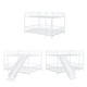preview thumbnail 14 of 78, Metal Bunk Bed with Slide and Guardrails for Kids, Boys and Girls, Bedroom