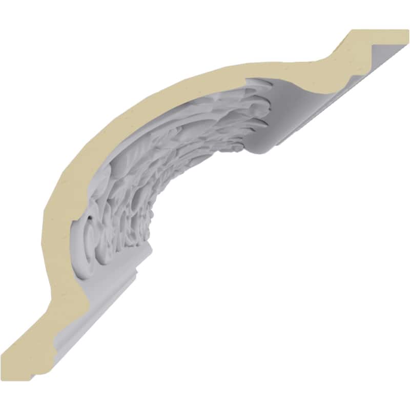Neuveau Crown Moulding - 7 3/4"H x 9"P x 11 3/4"F x 94 1/2"L