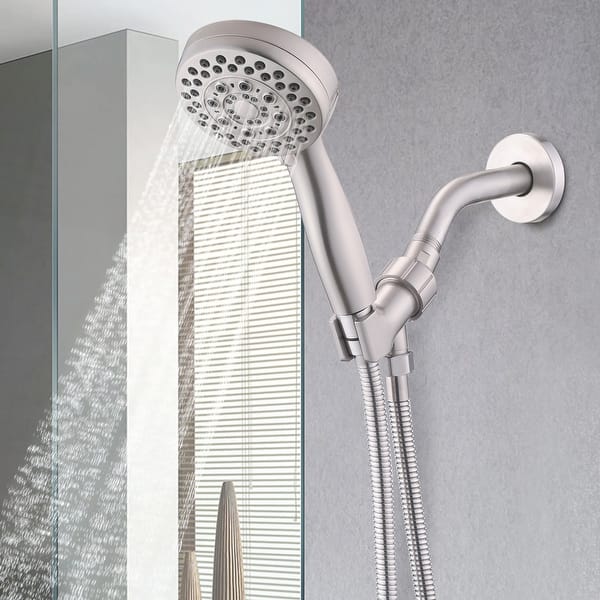 5 Mode Adjustable High Pressure Handheld Shower Head with Hose for ...