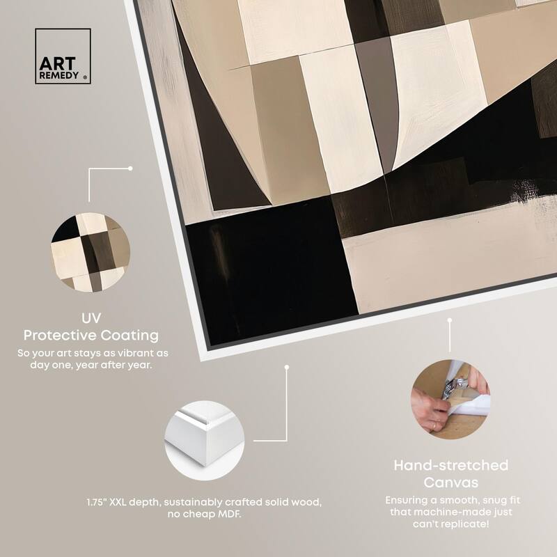 Modern Shapes II Canvas by Art Remedy
