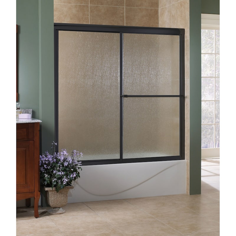 CRAFT + MAIN TDST6058-RN Tides 58" High x 60" Wide Sliding Framed Tub