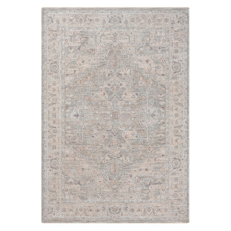 Terra by Obeetee Estate Medallion Rug - Navy - 7'9"