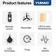 preview thumbnail 59 of 128, Sofucor 52/66/72/76/84Inch Large Ceiling Fan with Dimmable LED Light ,Remote&APP Control,8 Blades for Large Living Room,Porch