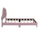 preview thumbnail 18 of 19, Full Size Upholstered Cloud-Shape Bed, Velvet Platform Bed Frame