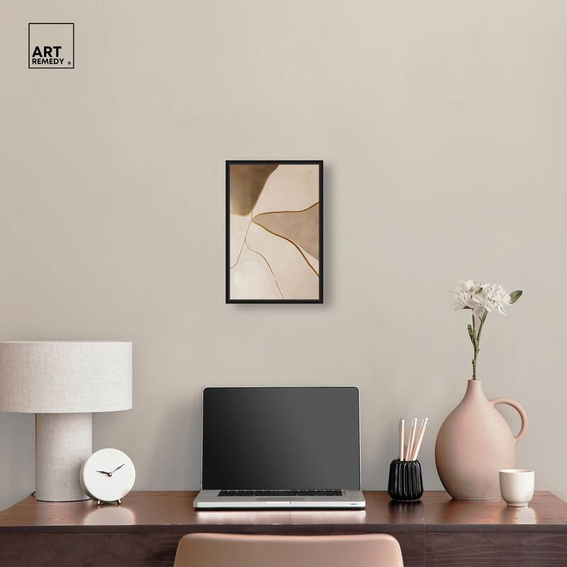 Taupe Terrain II Canvas by Art Remedy