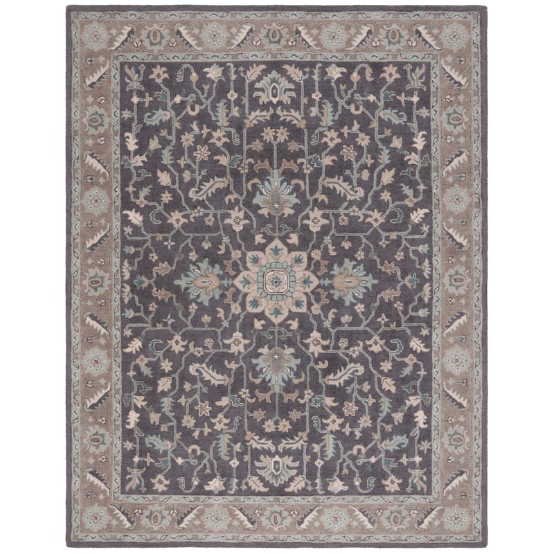 SAFAVIEH Handmade Blossom Gulperi Modern Floral Wool Rug