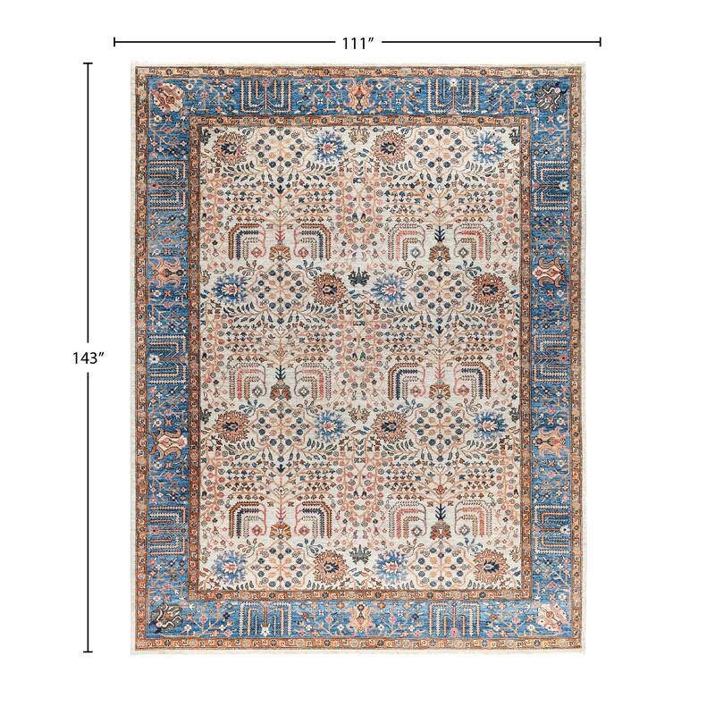 Serapi One-of-a-Kind Hand-Knotted Area Rug - Gray - 9' 3" x 11' 11"