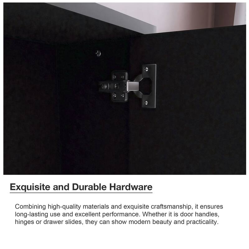 29'' x 28" Rectangular MDF Medicine Cabinet with Mirror