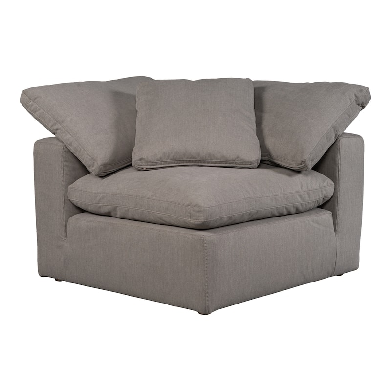 Aurelle Home Tami Modular Sectional Piece - Corner Module - 38" x 38" - Peyton Slate