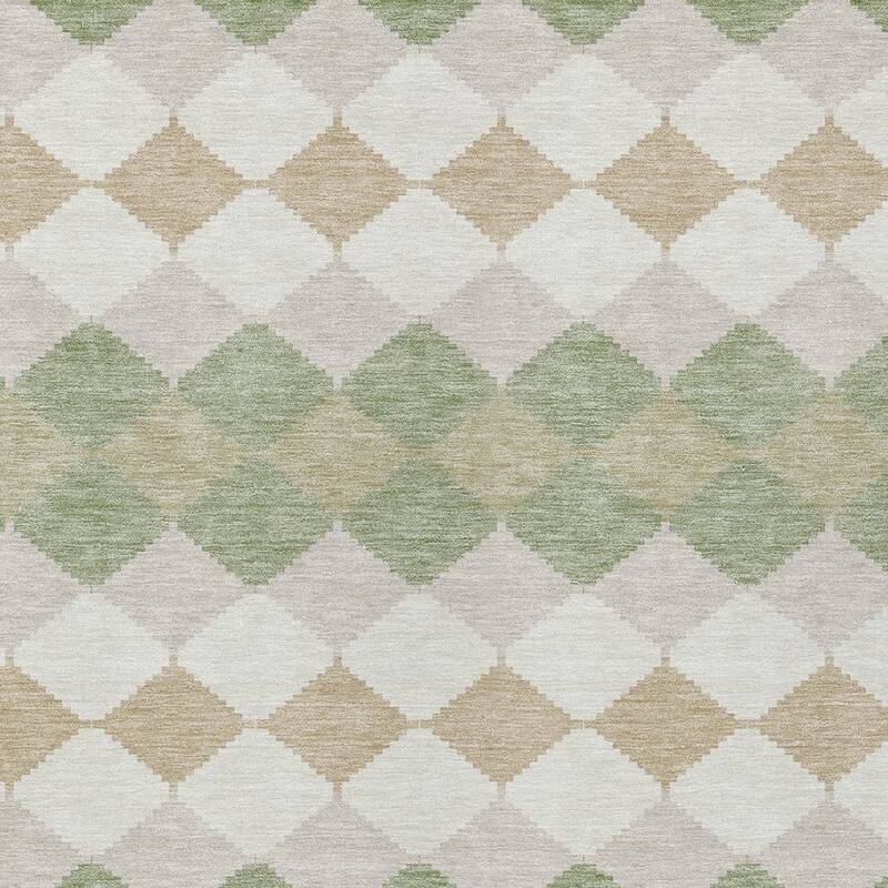 HomeRoots Geometric Transitional Rectangle Outdoor Rug