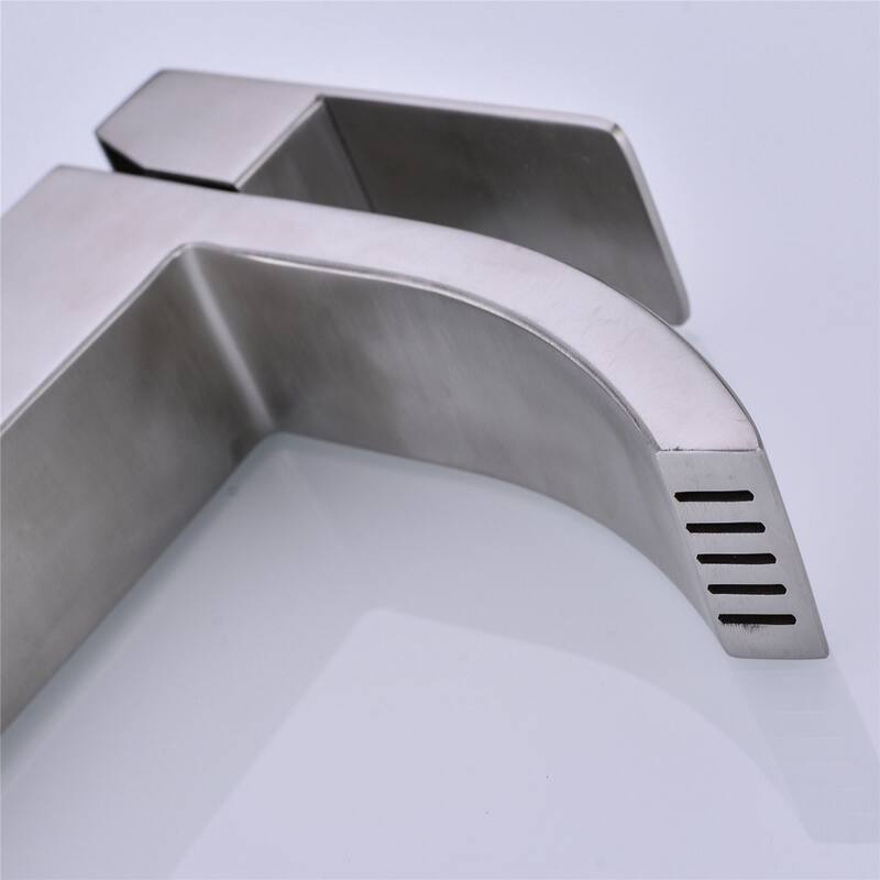 Single lever modern style waterfall spout faucet