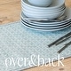 preview thumbnail 9 of 91, Over&back Hand-Blocked Printed Cotton Table Runner - Machine Washable