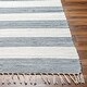 preview thumbnail 3 of 16, Livabliss Cotone Handmade Casual Striped Area Rug