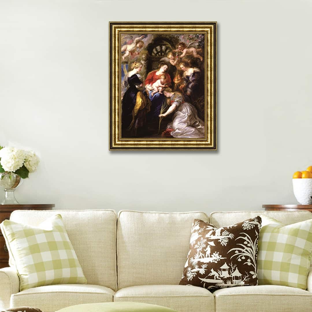 The Crowning of St. Catherine by Peter Paul Rubens Giclee Print Oil ...