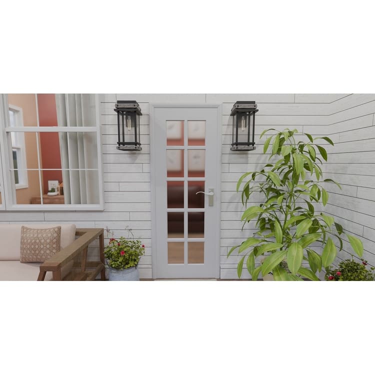Matte Black One Light Outdoor Wall Mount from the Strader Collection
