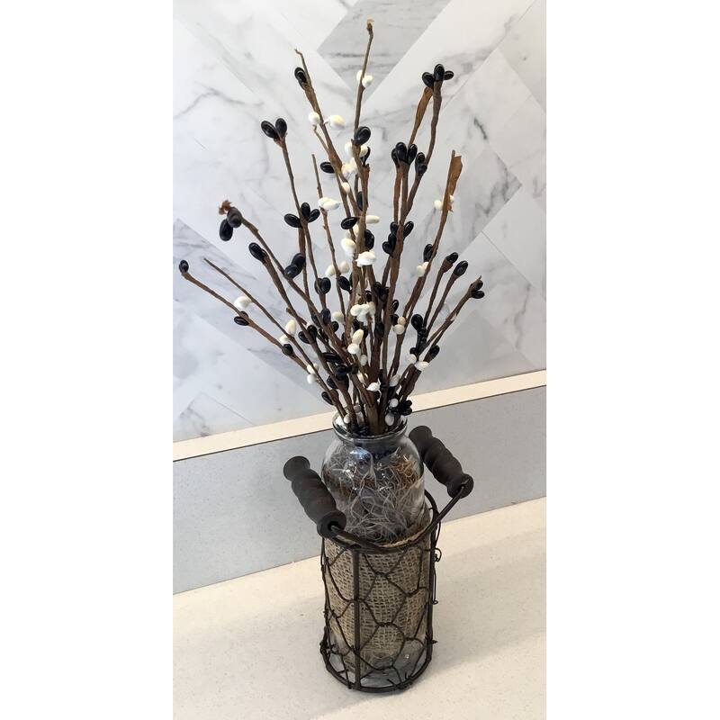 Farmhouse Primative Jar Centerpiece