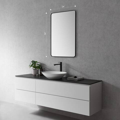 Altair Nettuno Bathroom/Vanity Aluminum Framed Wall Mirror