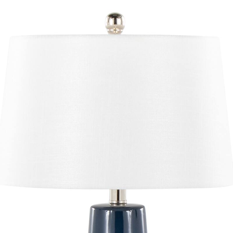 Silver Orchid Karina 22" Ceramic Table Lamp