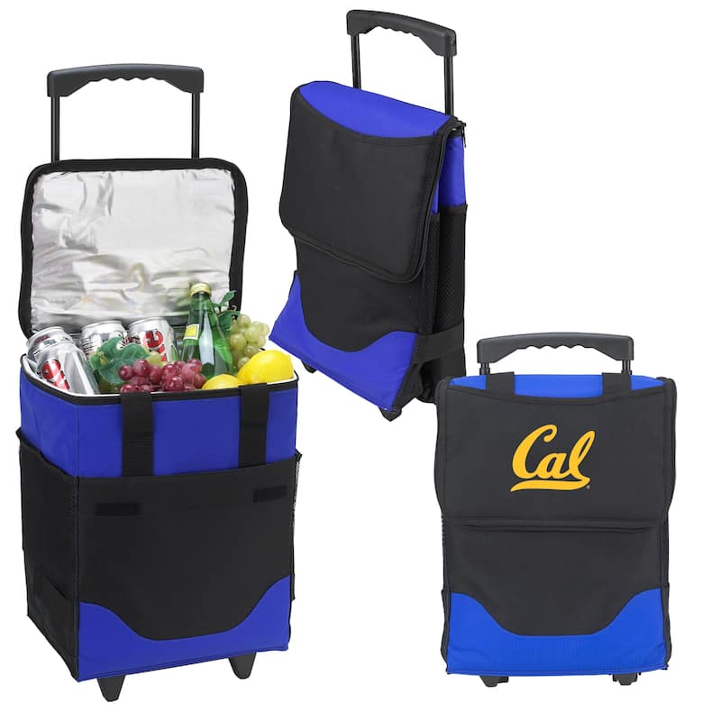 NCAA California Berkeley University Golden Bears 32 Can Collapsible Rolling Cooler