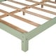 preview thumbnail 35 of 34, Full Size Kids Bed Wood Platform Bed with House-shaped Headboard , Gray