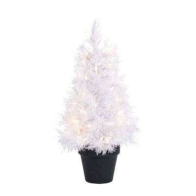 Elegant 24 Inch White Artificial Tree