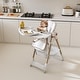 preview thumbnail 11 of 31, Adjustable Baby High Chair 0-6 Years -Portable Infant Feeding Seat with Safety Belt, Silent Lockable Wheels & Easy-Clean Design